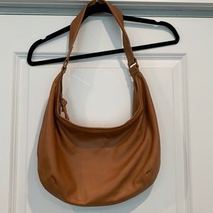 Madewell Leather Halfmoon Shoulder Bag